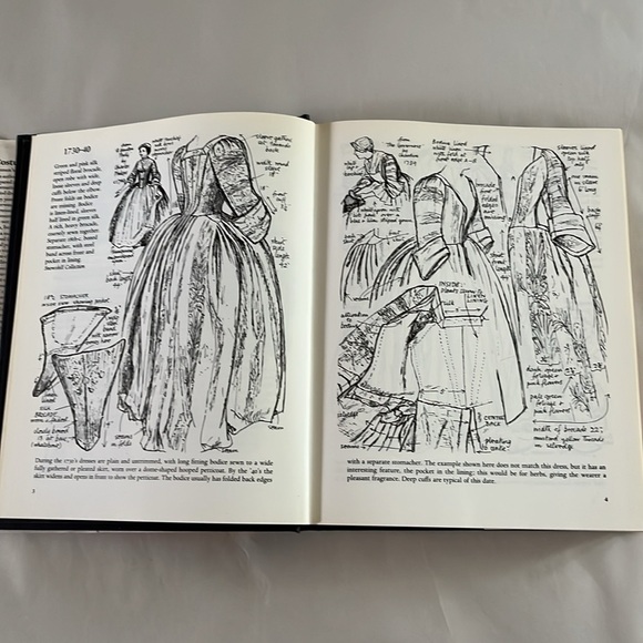 EXC 1985 Costume in Detail 1730-1930 BOOK Theatre Illustrator Designer Doll Draw - Picture 10 of 17